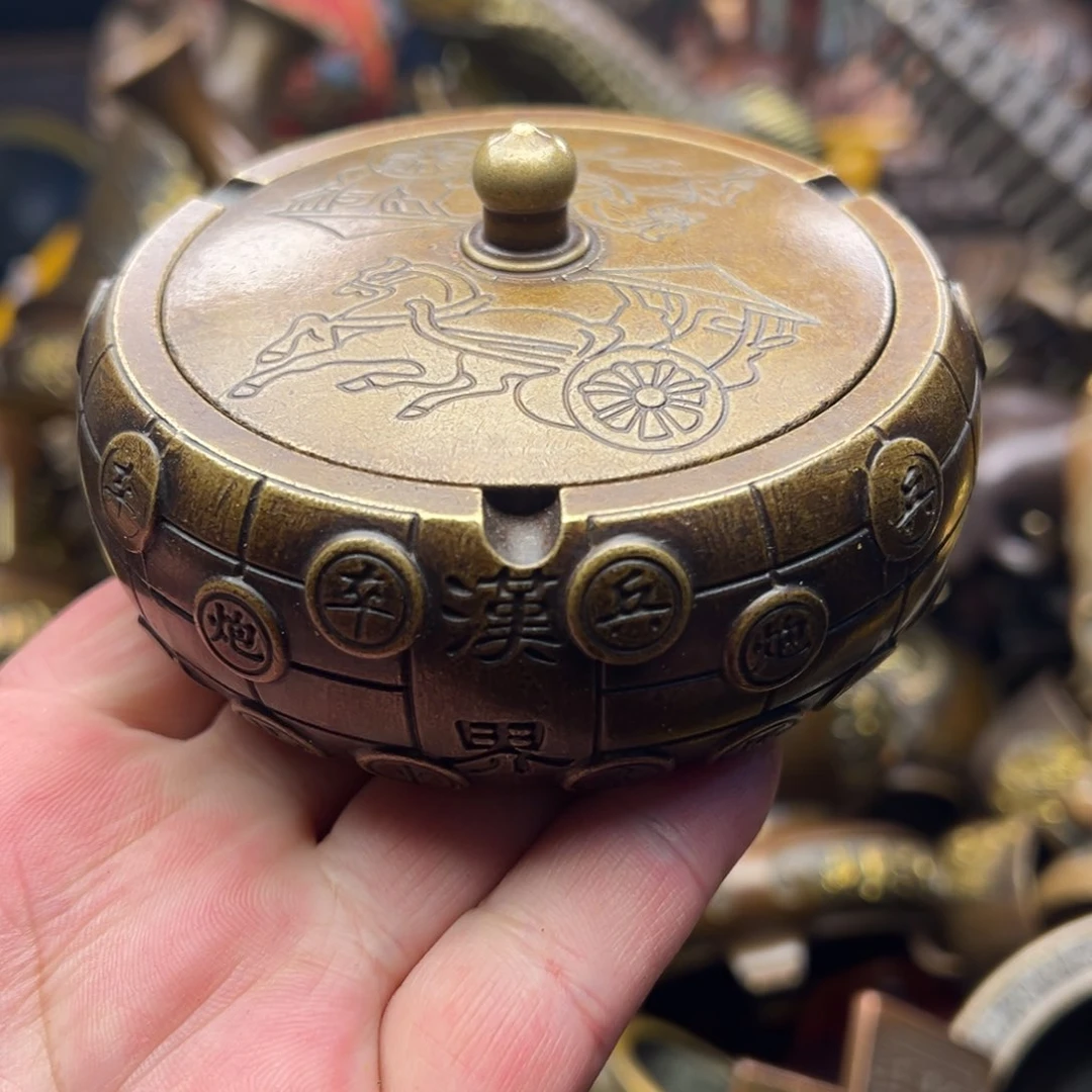 茶壶香炉铜器摆件