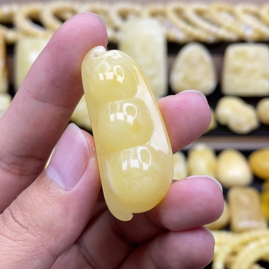 琥珀未镶嵌裸石琥珀蜜蜡