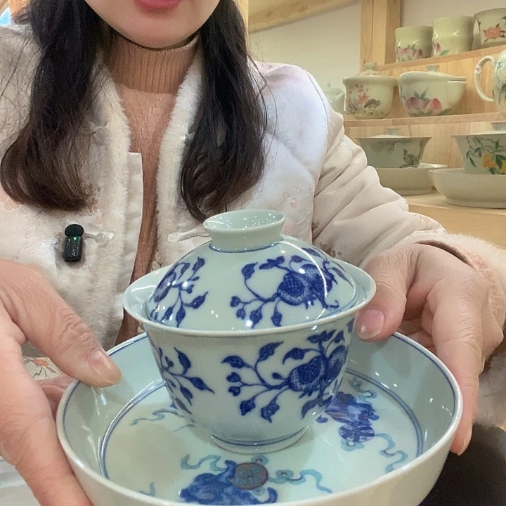 这个真好看瓷器盖碗