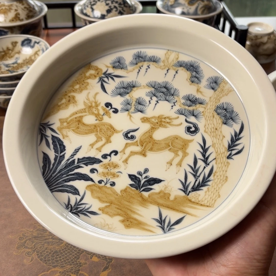 摆件景德镇手绘茶器