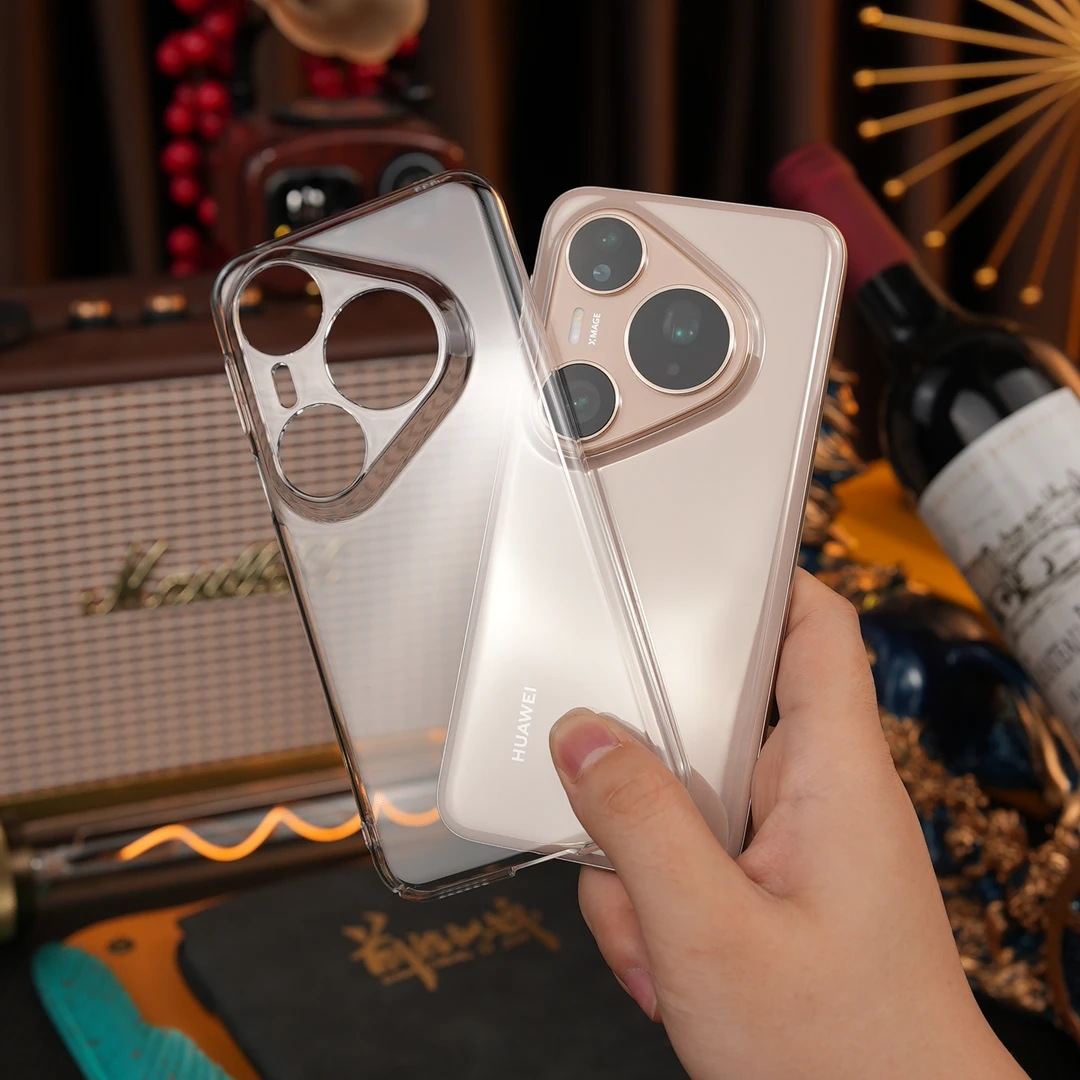 【超薄透明+防指纹手汗】适用于华为Pura80/Pro/+超薄手机壳全包边