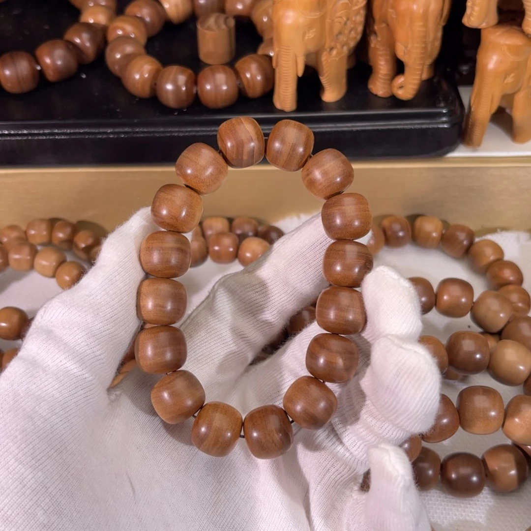 檀香木其他1314头货虎皮黑肉雕花料