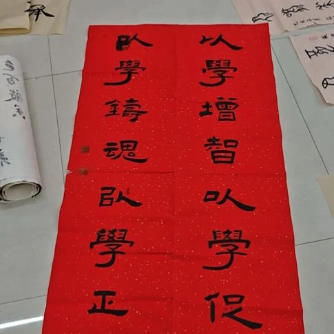 鲁毫杰老师精品书法作品微瑕疵