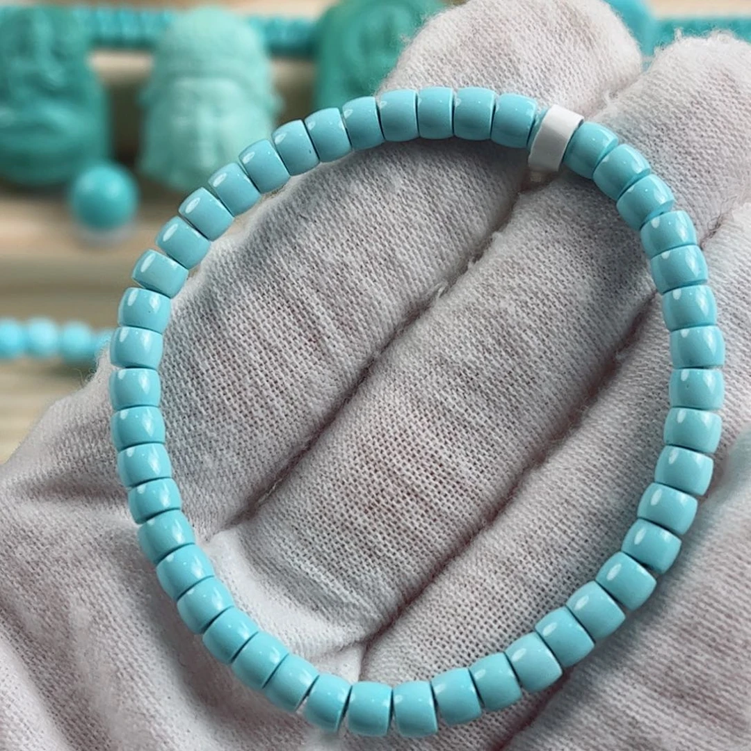 未镶嵌绿松石尺寸4.8mm