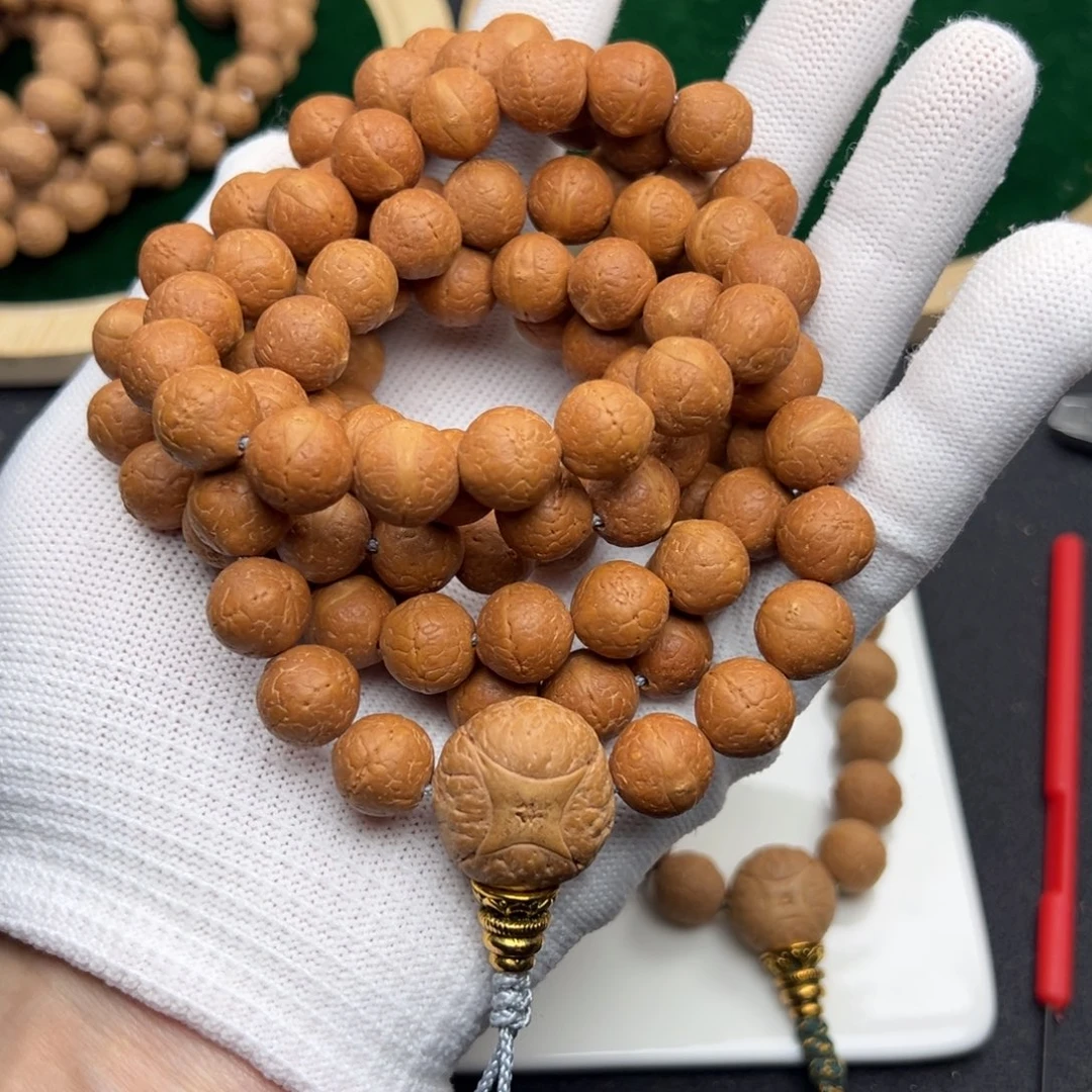 手串凤眼菩提尼泊尔凤眼菩提108脖挂11.5mm