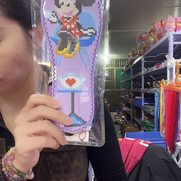 云***尔十字绣鞋垫半成品微瑕26