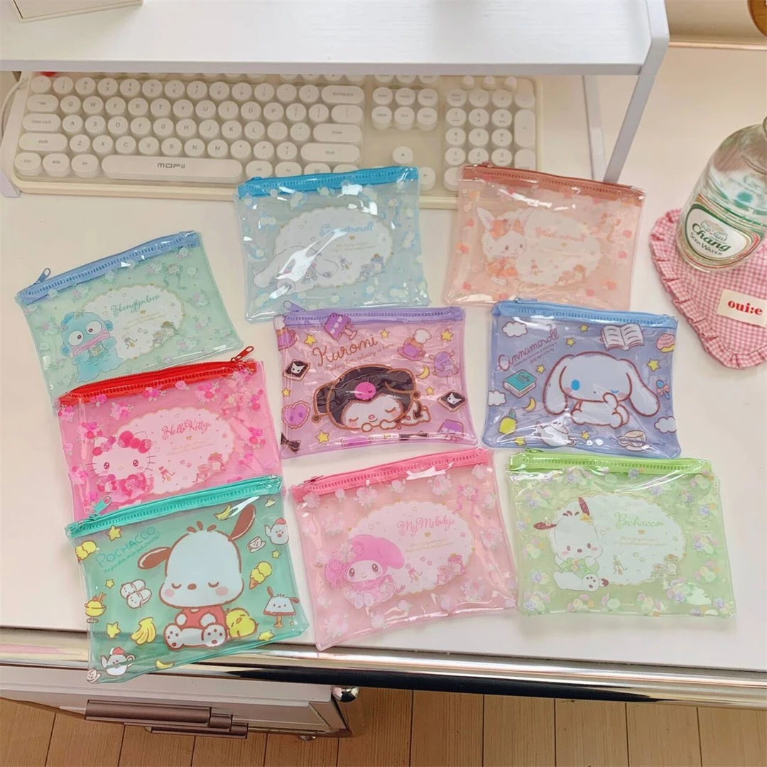 25010515B 小透明可爱PVC拉链小收纳袋