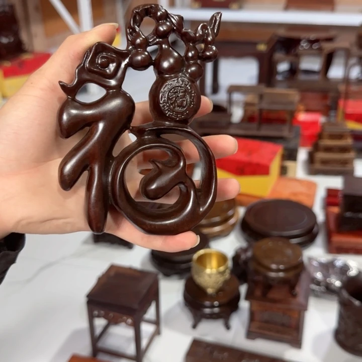 手工艺品琉璃红木工艺品摆件