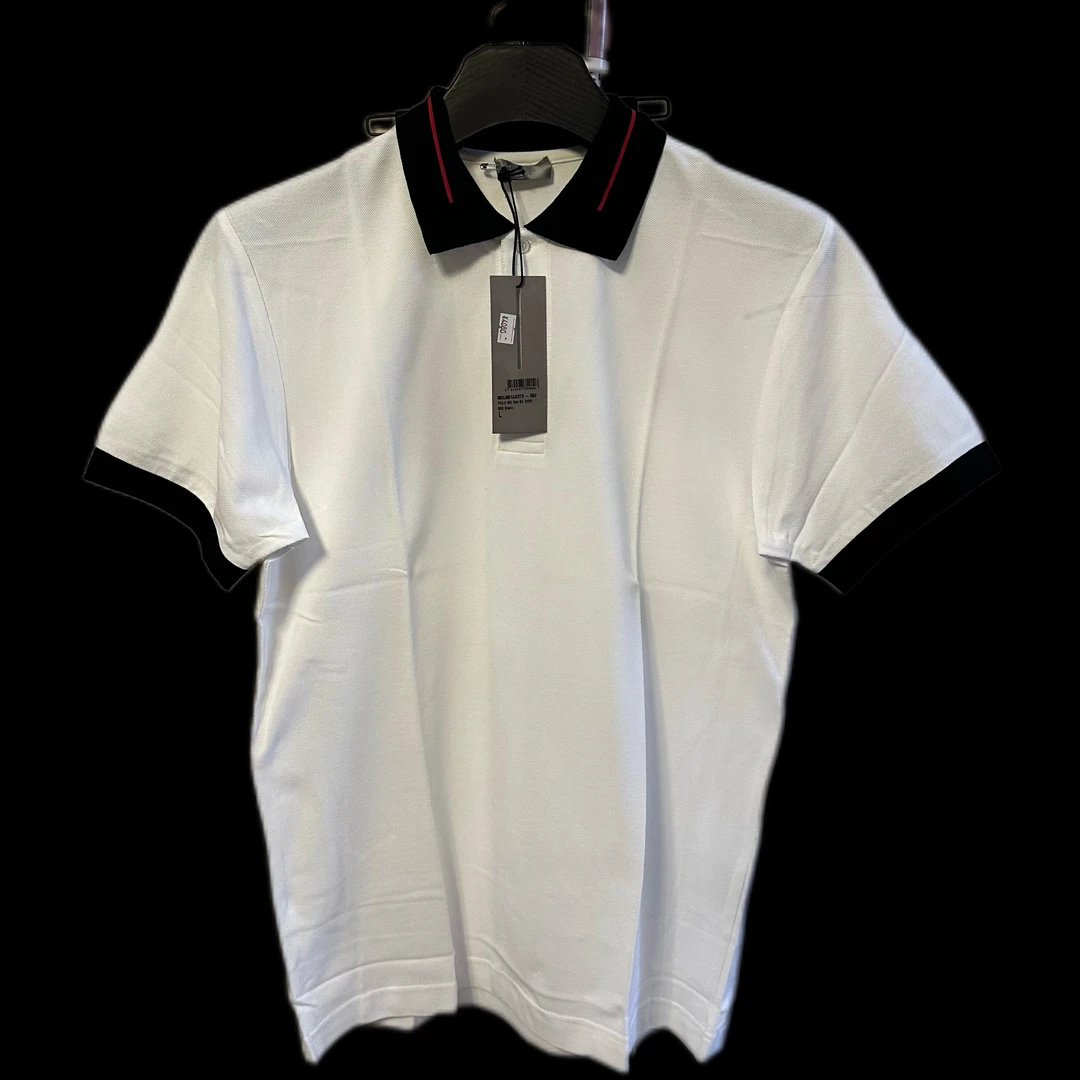 全新未使用 DIOR/迪奥 迪奥白色刺绣 Polo 短袖 L 码 0315