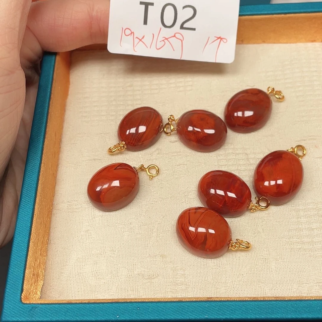 南红玛瑙珠宝半成品未镶嵌T02多样性发一