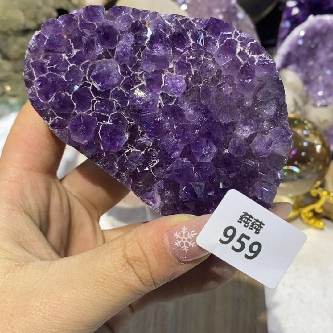 紫晶未镶嵌大型摆件（非配饰）平板