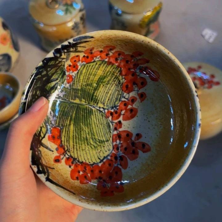 瓷片景德镇陶瓷手工手绘