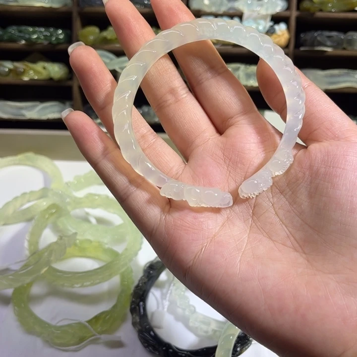 蛇纹石玉合金手镯