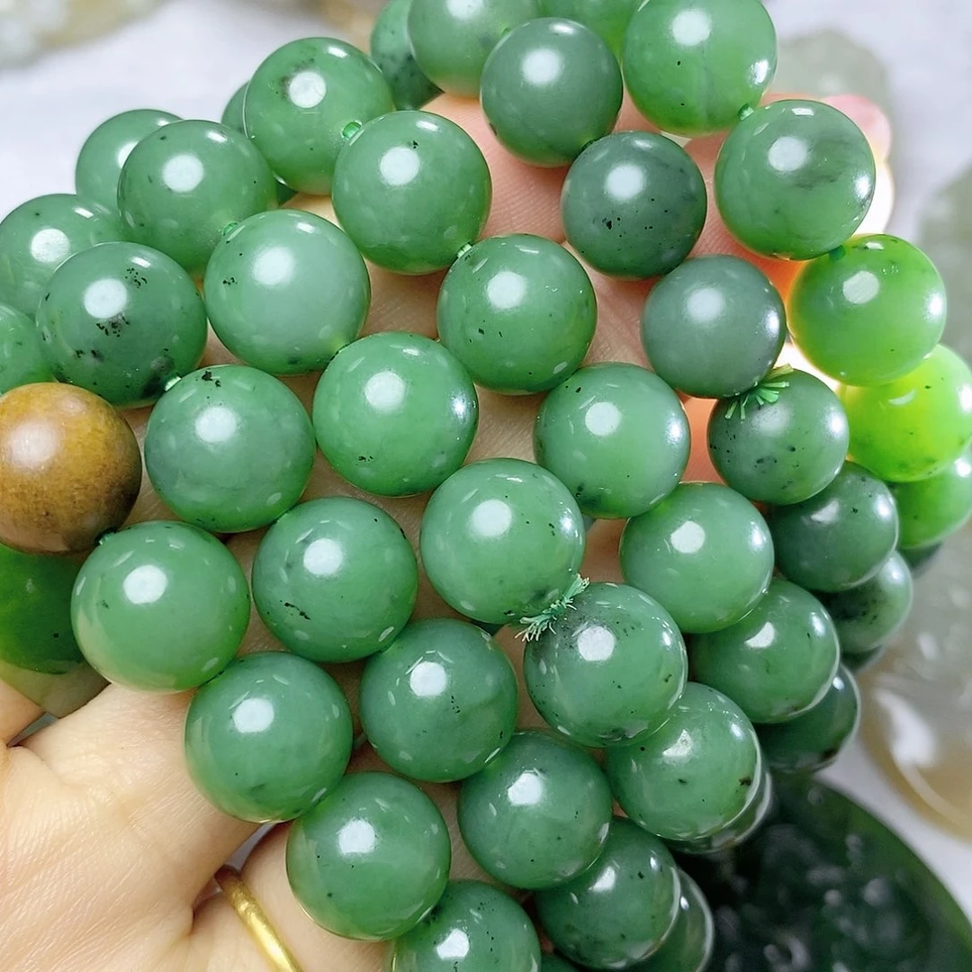 颈饰未镶嵌和田玉和田玉碧玉手链卡12秒杀99