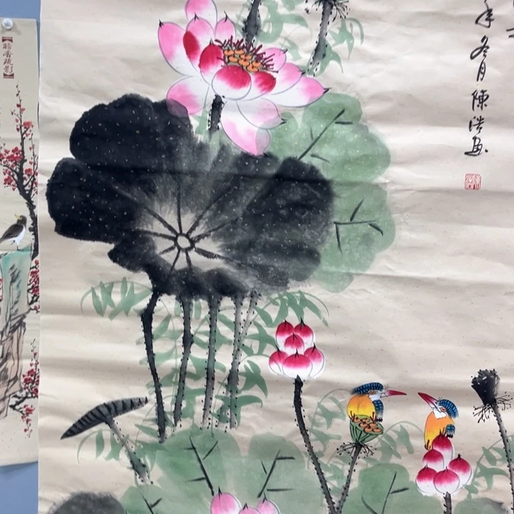 国画我的心好痛啊我的心真的好痛啊好