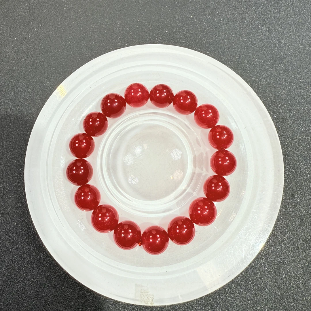 红色12mm手串发一条C98
