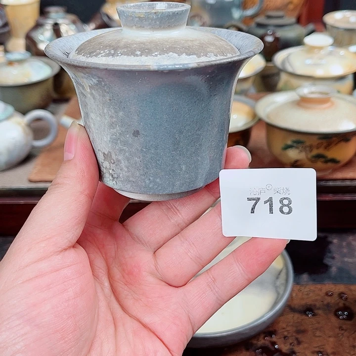 沁庐柴窑古法柴烧全手工茶具