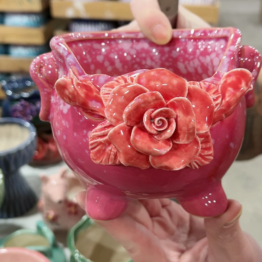 【闪购商品】陶瓷陶瓷多肉植物花盆