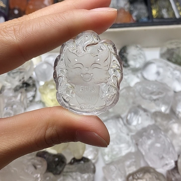 未镶嵌颈饰水晶水晶吊坠