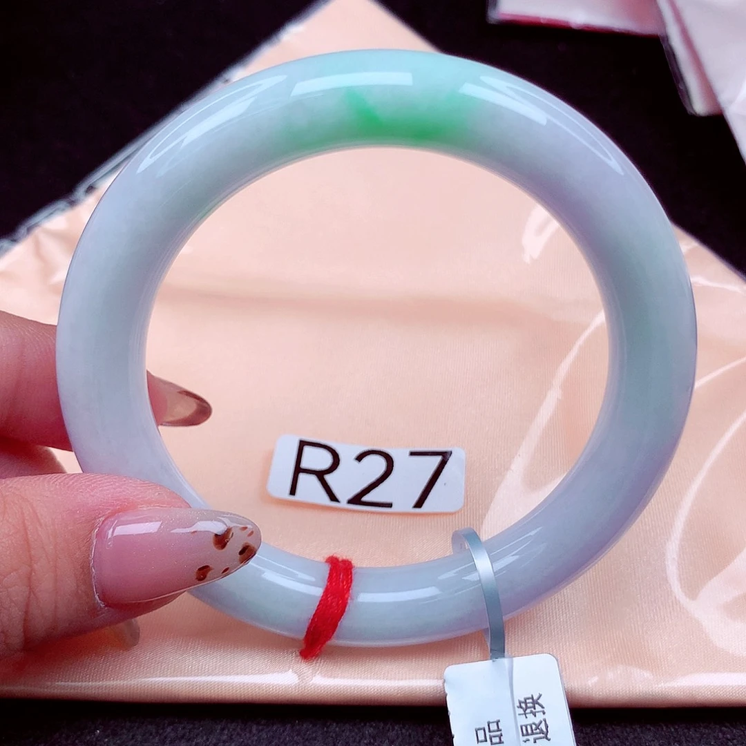 翡翠未镶嵌手镯天然缅甸翡翠A货玉手镯