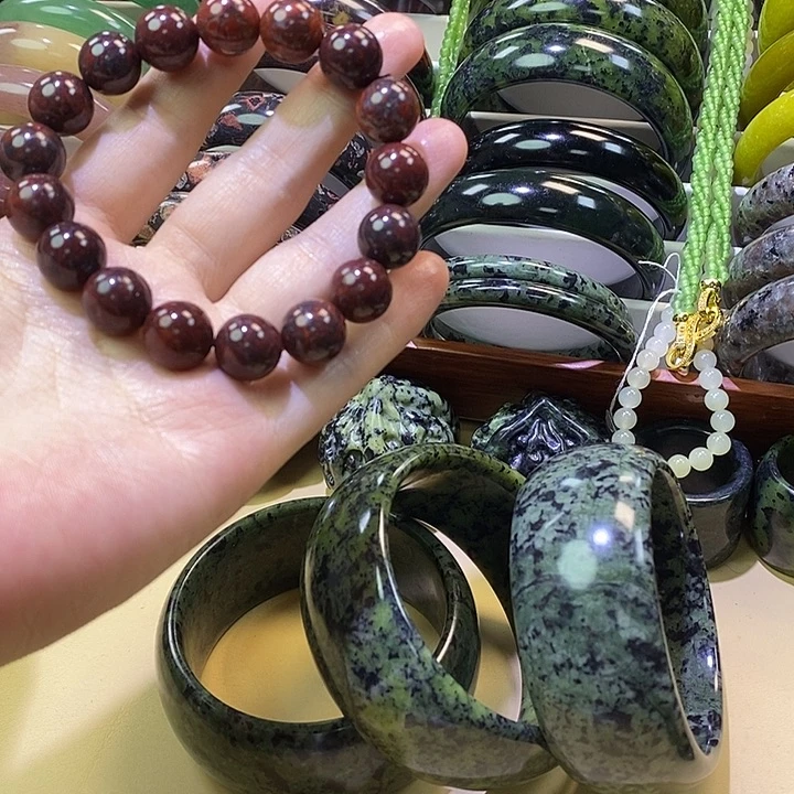 方钠石未镶嵌手串卡12