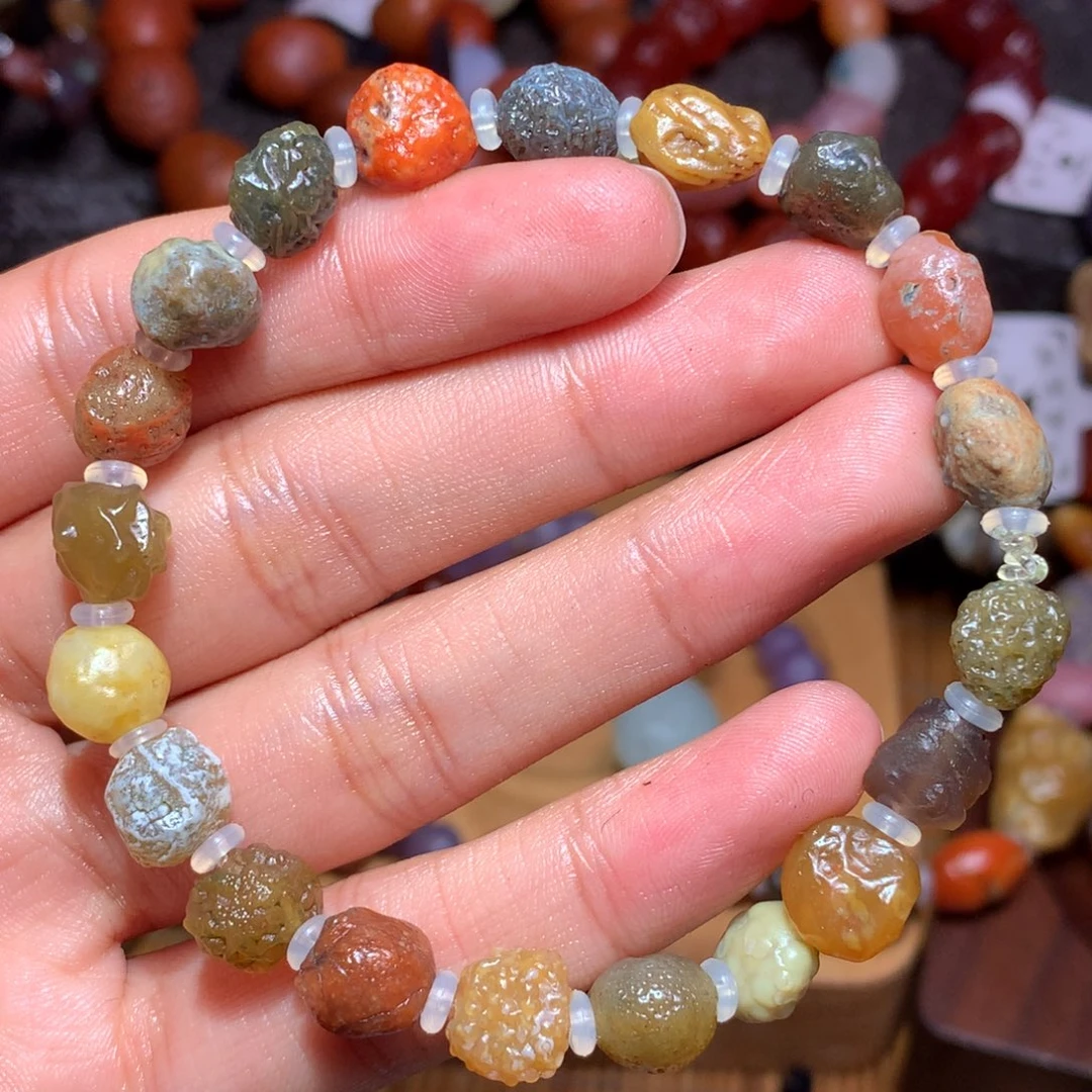 未镶嵌玛瑙/玉髓珠宝半成品