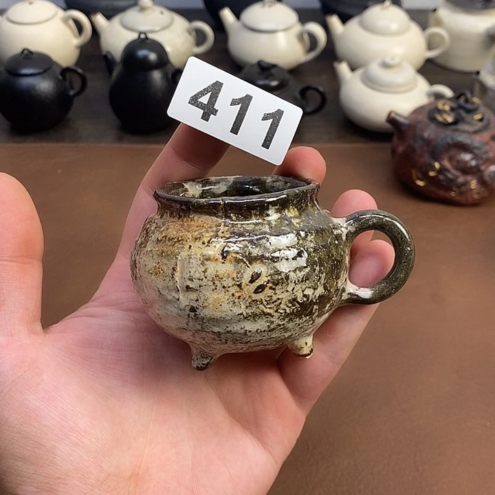 411放漏柴烧三足单杯