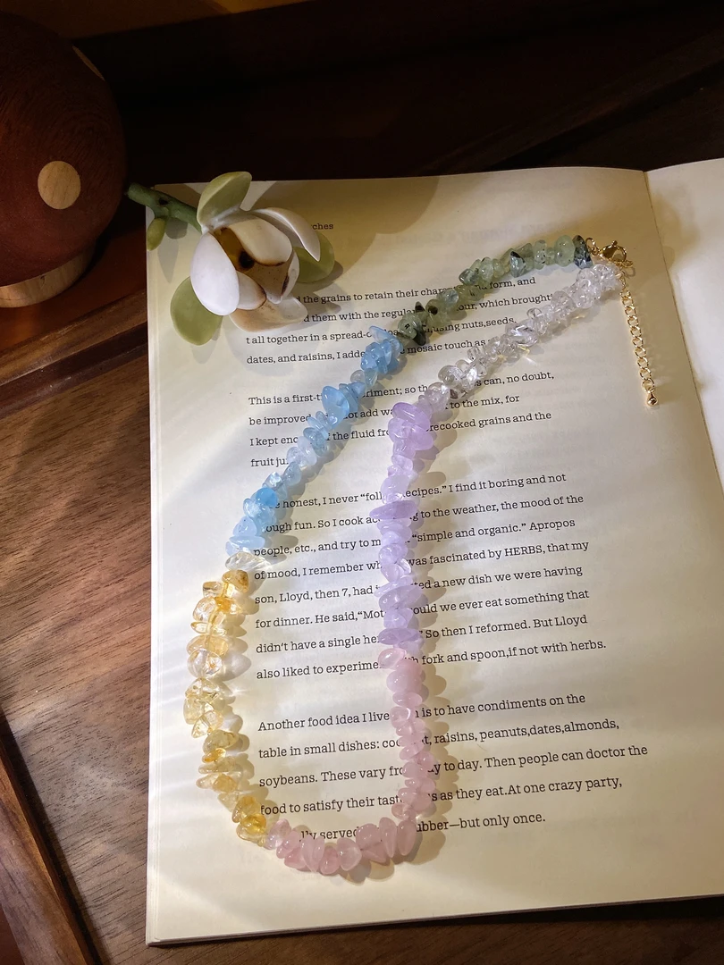 C685 春和景明碎冰冰项链发货发一条