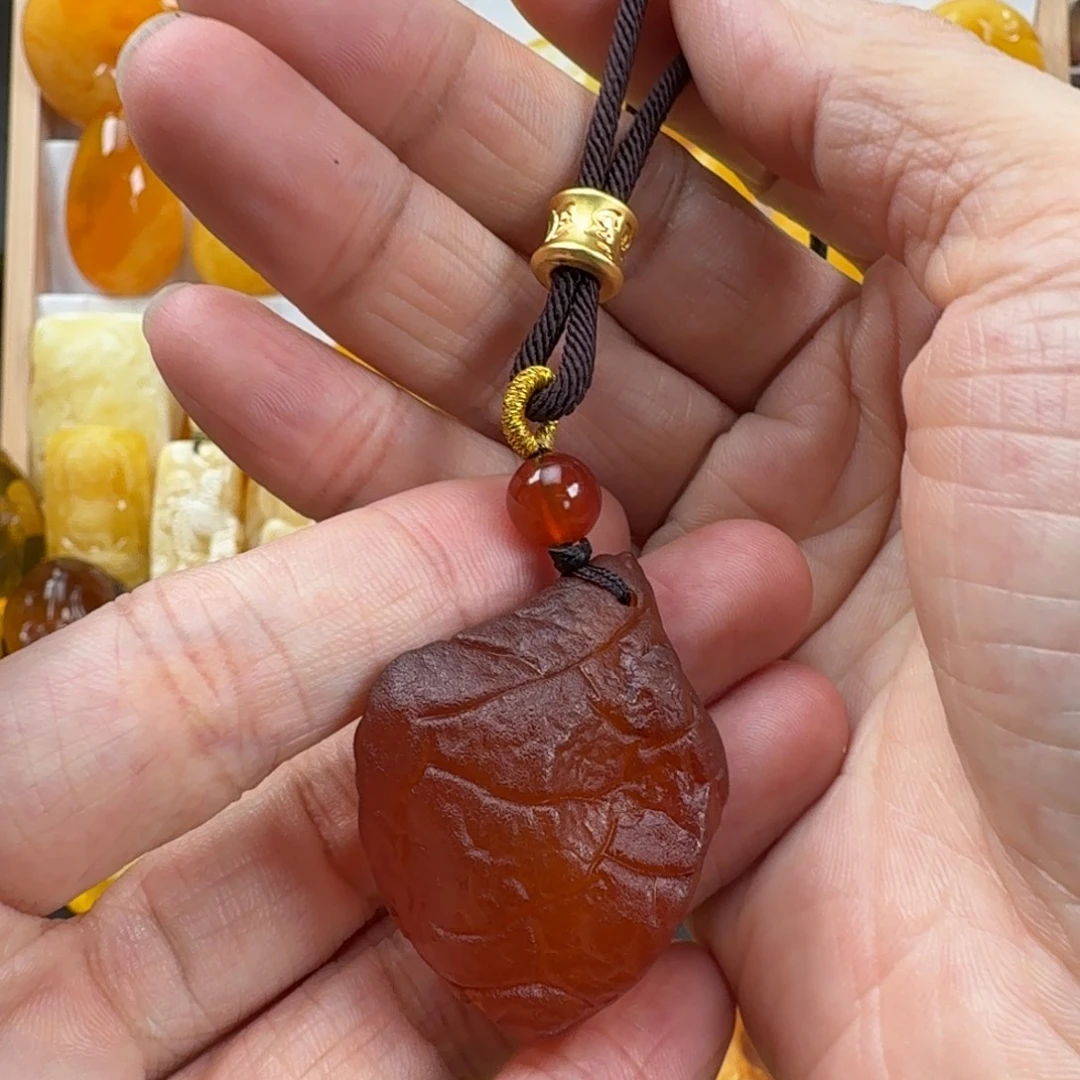蜜蜡颈饰未镶嵌蜜蜡