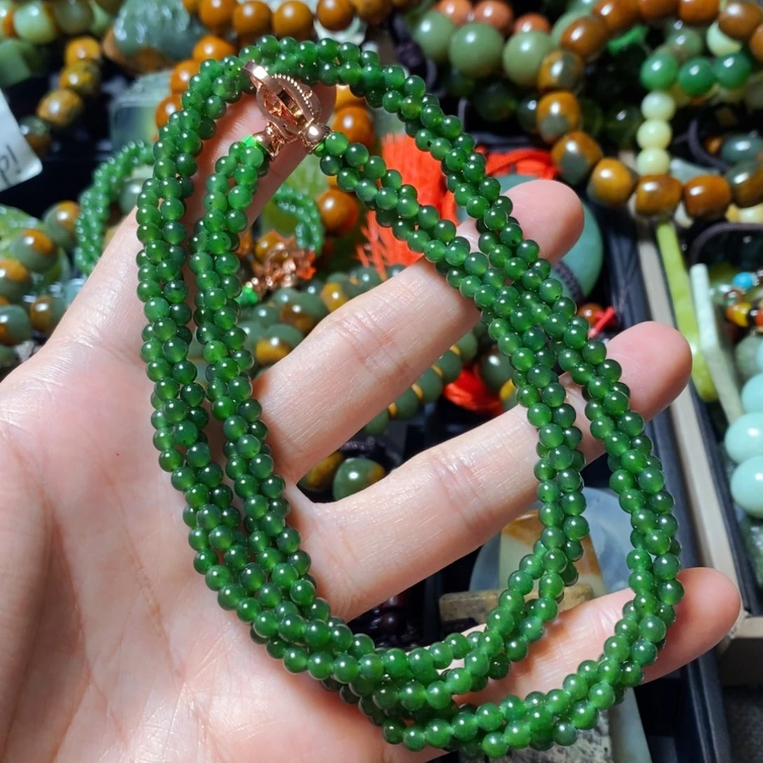 和田玉（碧玉）未镶嵌颈饰