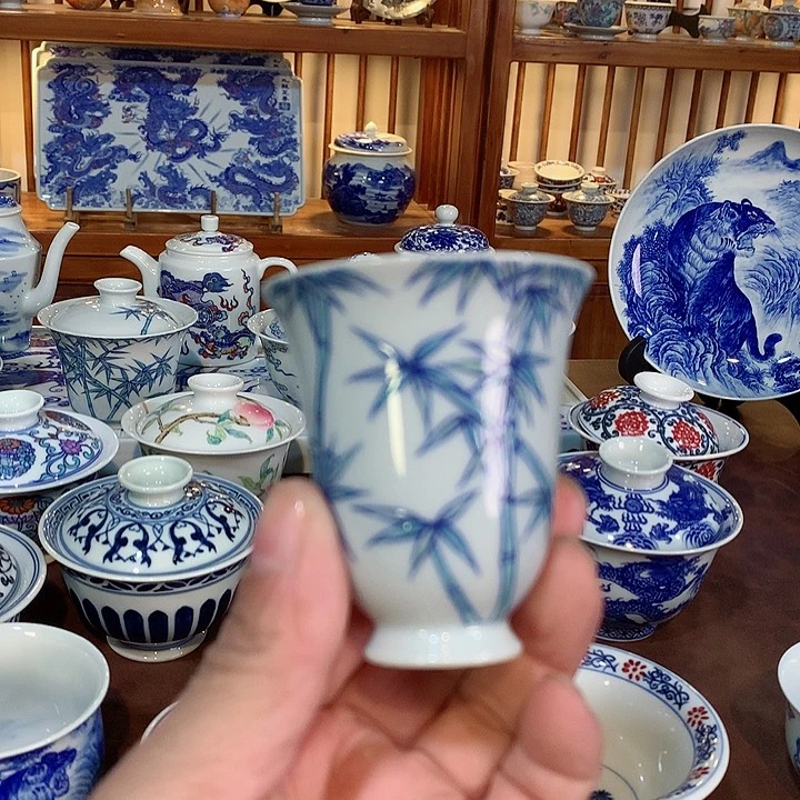 錡镇堂手工手绘杯