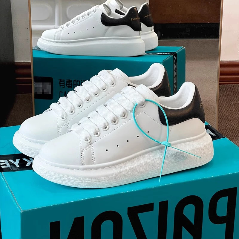 【官方旗舰】麦昆小白鞋2025新款爆款厚底增高时尚休闲鞋真皮板鞋