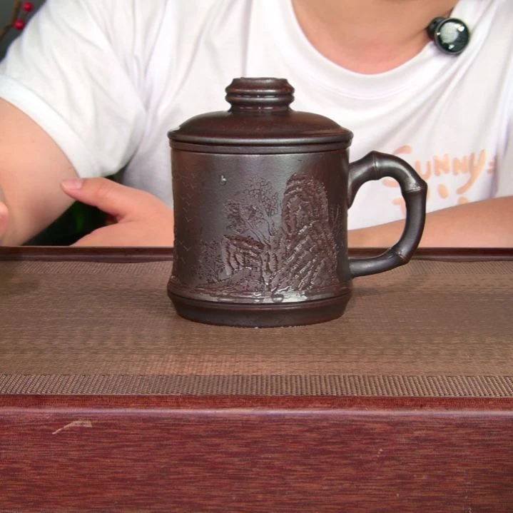 茶杯紫砂高货放漏