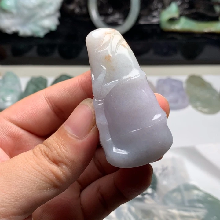 翡翠未镶嵌颈饰竹节33