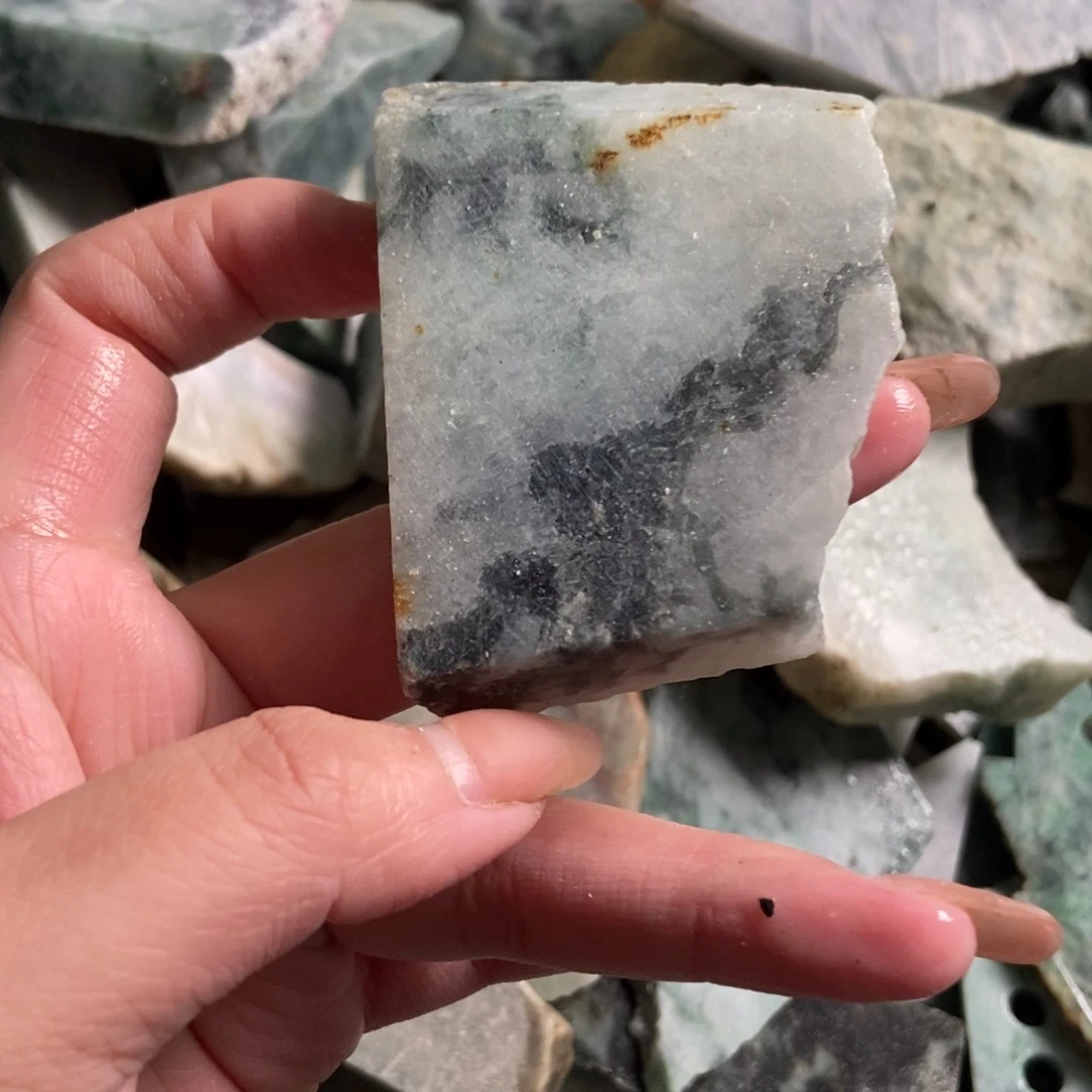 翡翠未镶嵌挂件天然翡翠