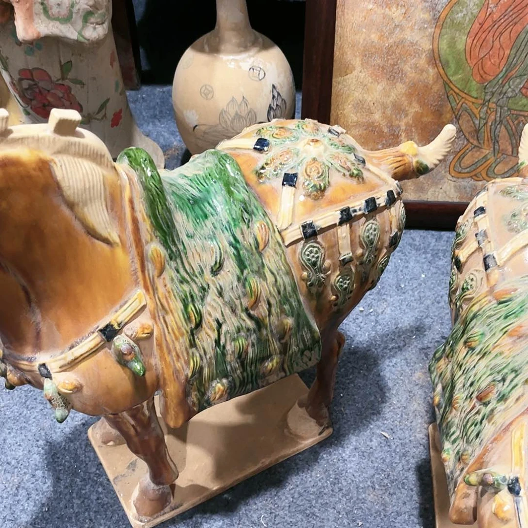 瓦当摆件摆件茶的茶香盛*荣