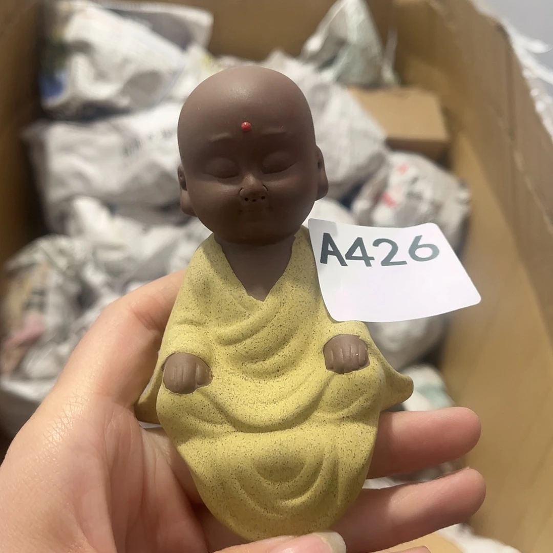 瓷片茶摆件工艺品摆件666