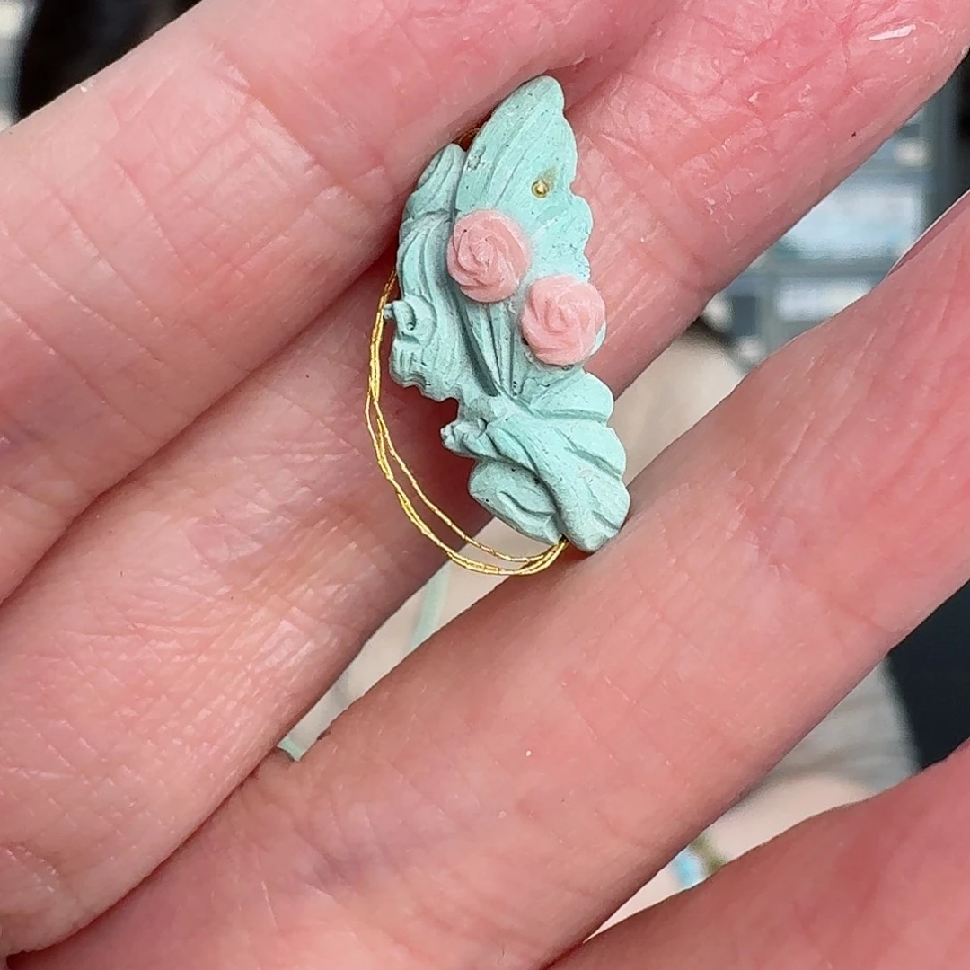 绿松石珠宝奇石未镶嵌