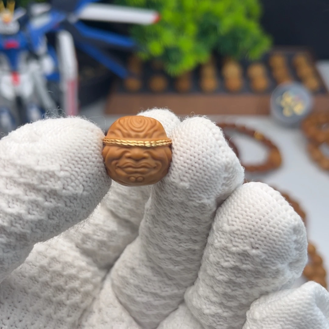 H**Z猴头雕刻单颗原生态