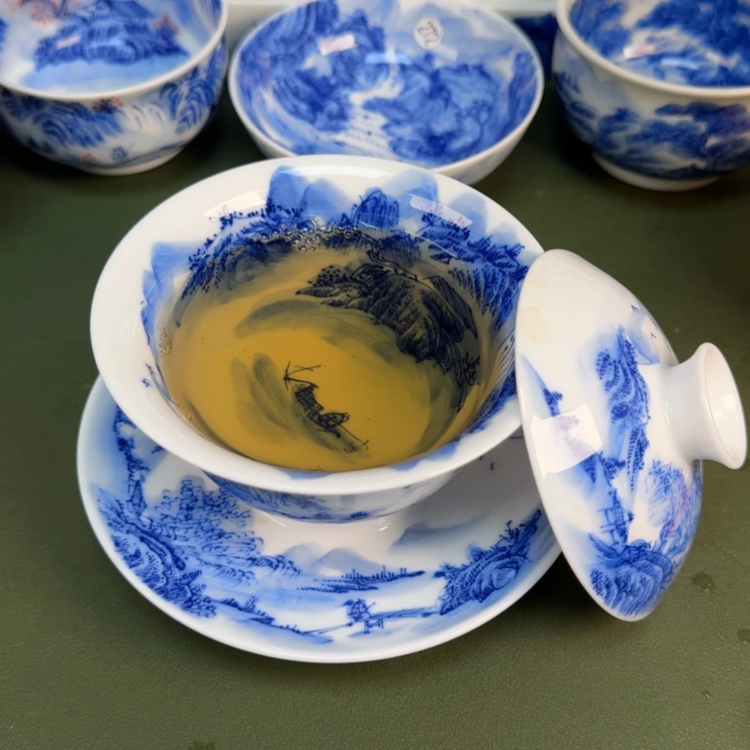 景德镇纯手绘茶具具圆圆236