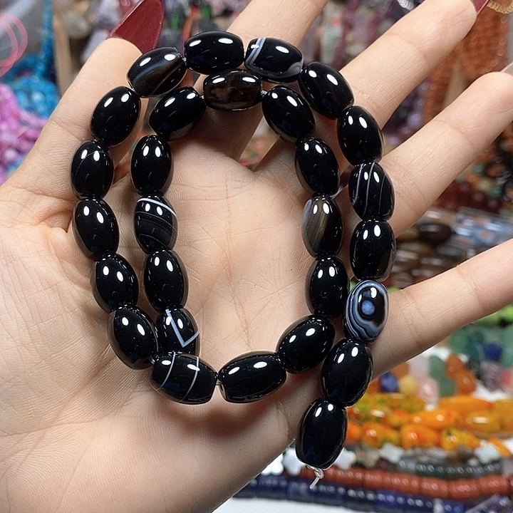 玛瑙/玉髓未镶嵌珠宝半成品玛瑙卡10*14mm