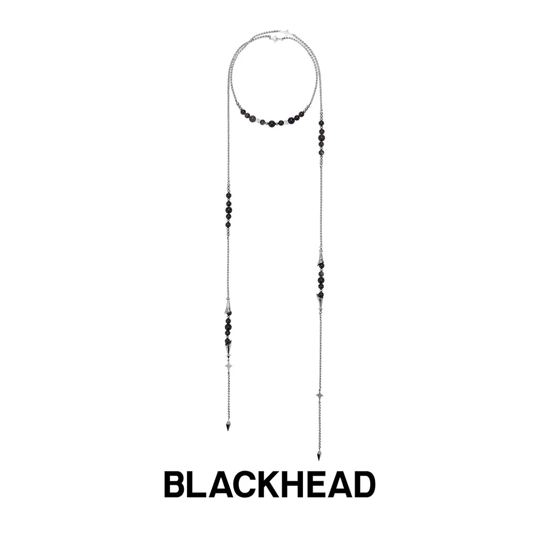 BLACK HEAD/黑头守护铃长毛衣链