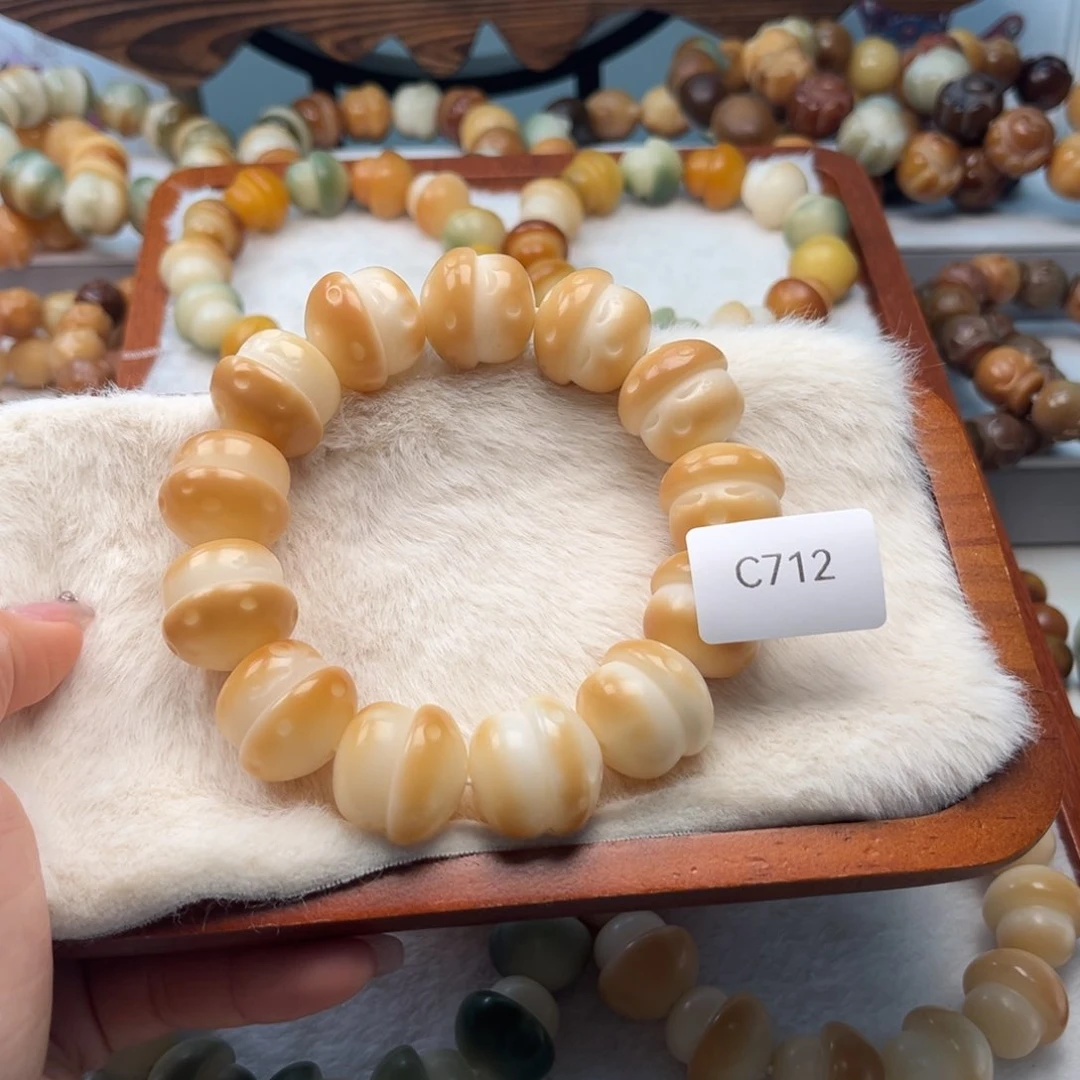 菩提根/象牙果手串否**来21mm蘑菇通货c712