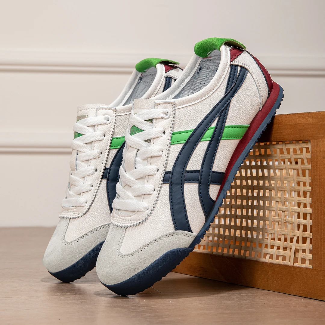 2025新款阿甘透气皮面软底低帮轻奢时尚干净2025国货运动鞋板鞋