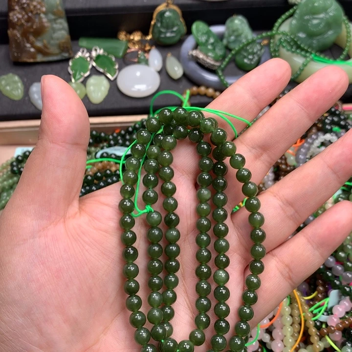 和田玉未镶嵌手链28