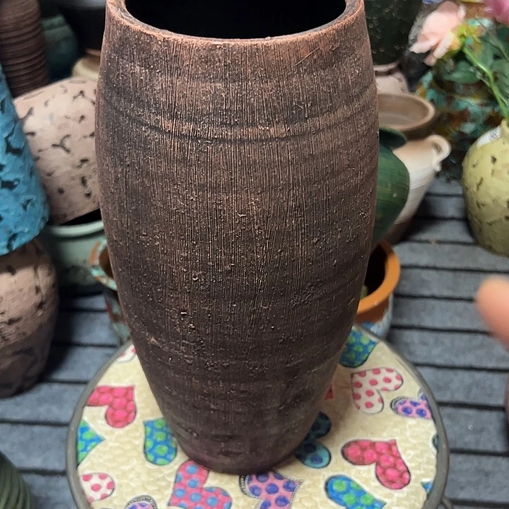 粗陶盆默认打孔高34口12