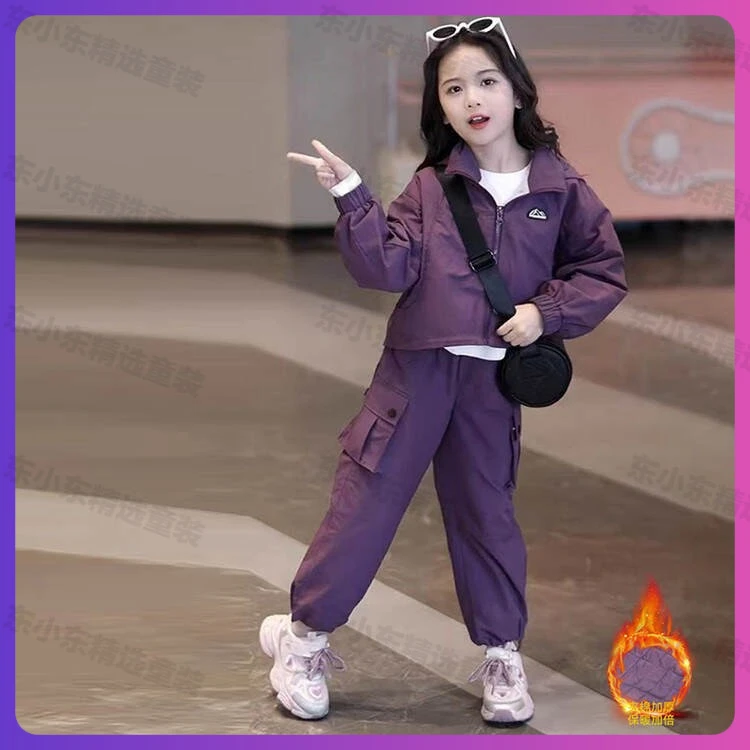 2025新款春款新款洋气休闲儿童童童时尚中大童套装D