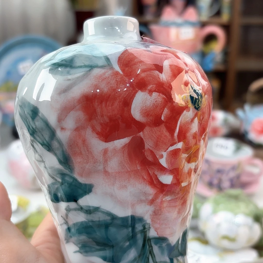*****景德镇手绘高温釉下彩陶瓷茶具