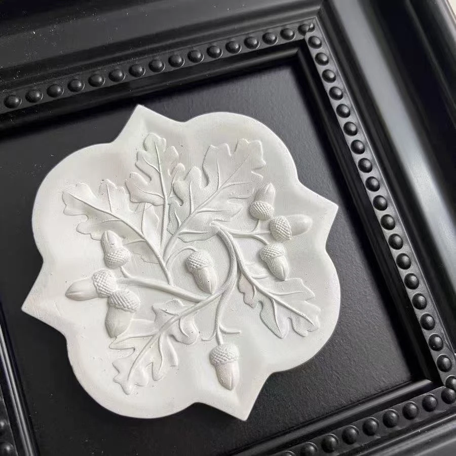 法式中古风挂画石膏效果玄关过道走廊复古装饰画罗马柱客厅墙壁画