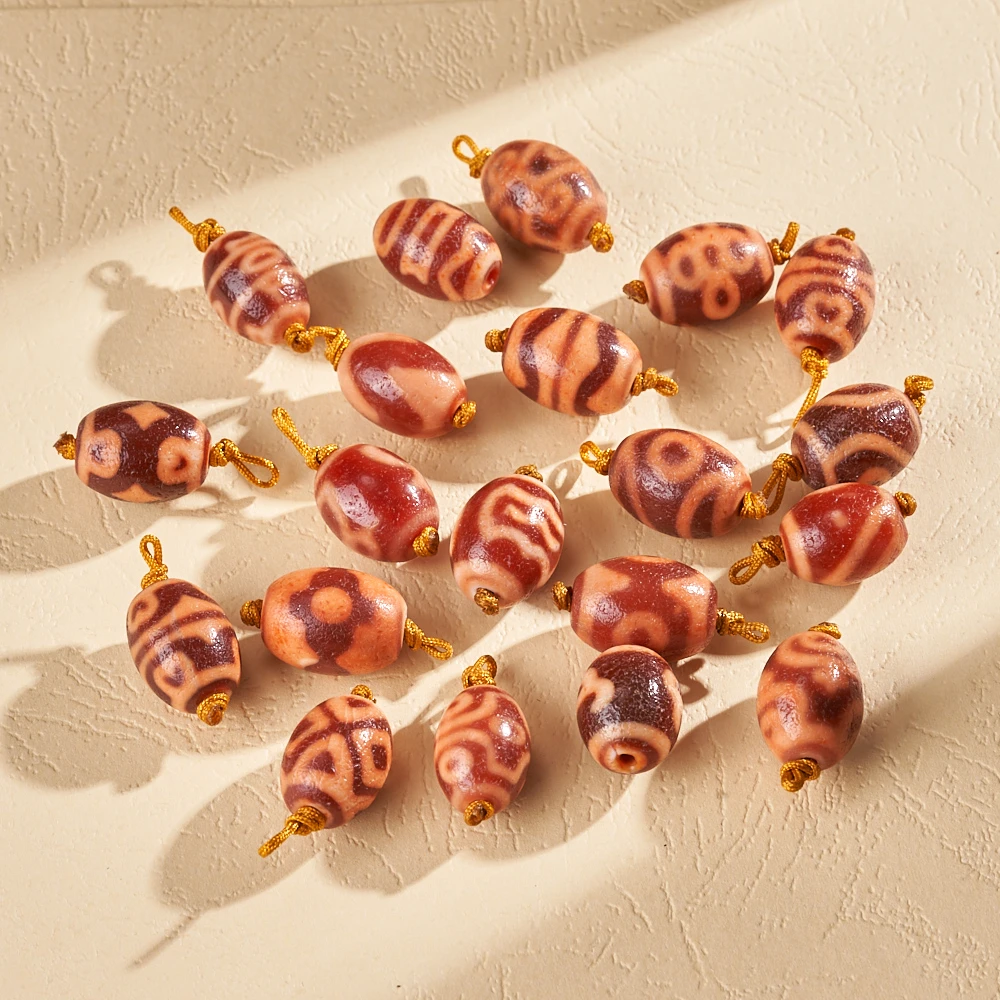 云丹拉姆丨定制款红肉达洛天珠单珠多样性发其一